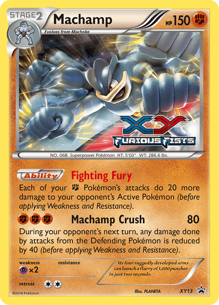 Machamp from XY Black Star Promos
