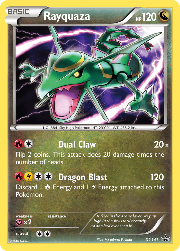 Rayquaza from XY Black Star Promos