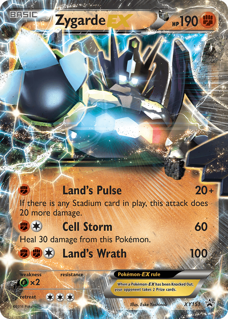 Zygarde-EX Pokémon card