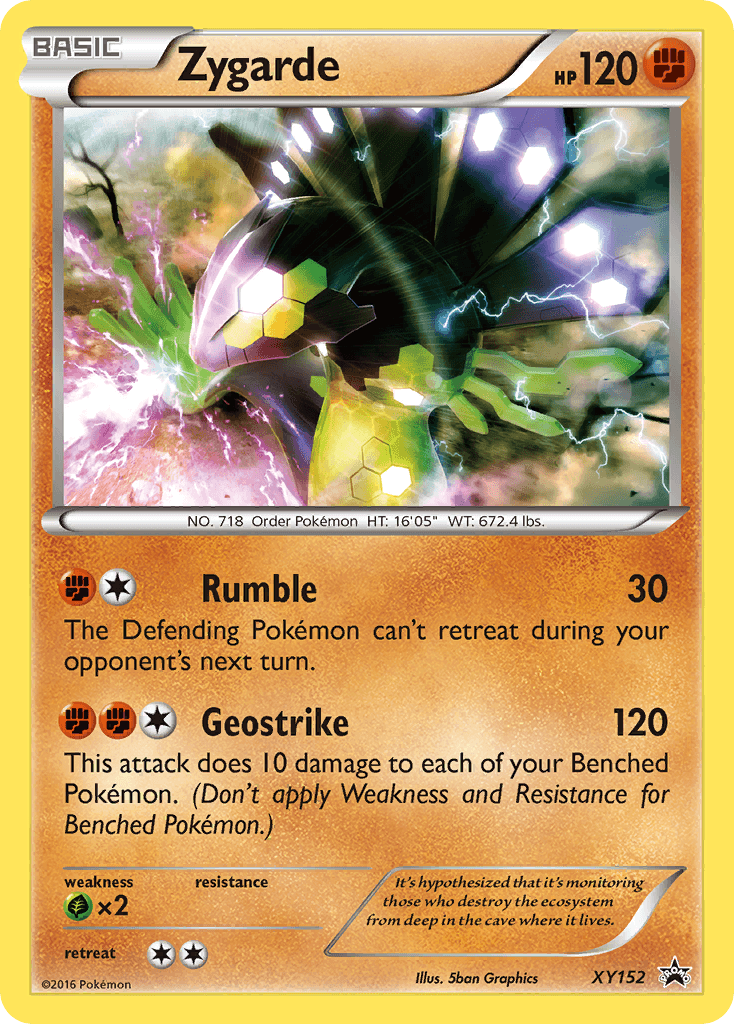Zygarde Pokémon card