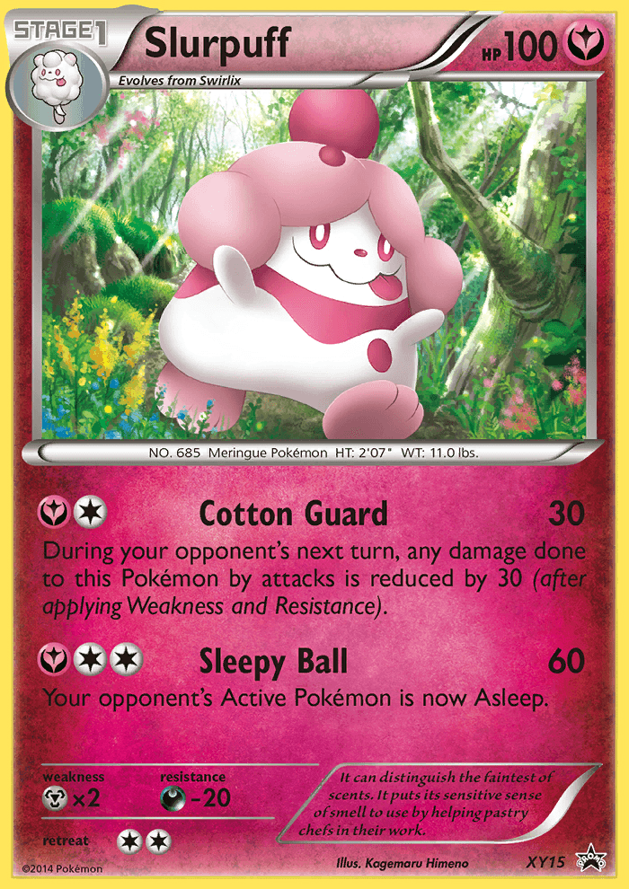 Slurpuff Pokémon card