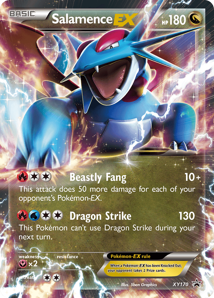 Salamence-EX from XY Black Star Promos