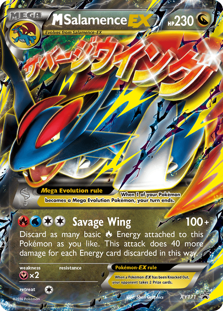 M Salamence-EX from XY Black Star Promos