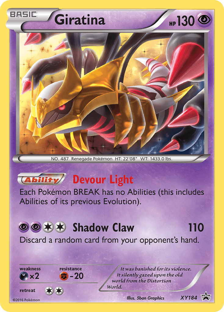 Giratina from XY Black Star Promos