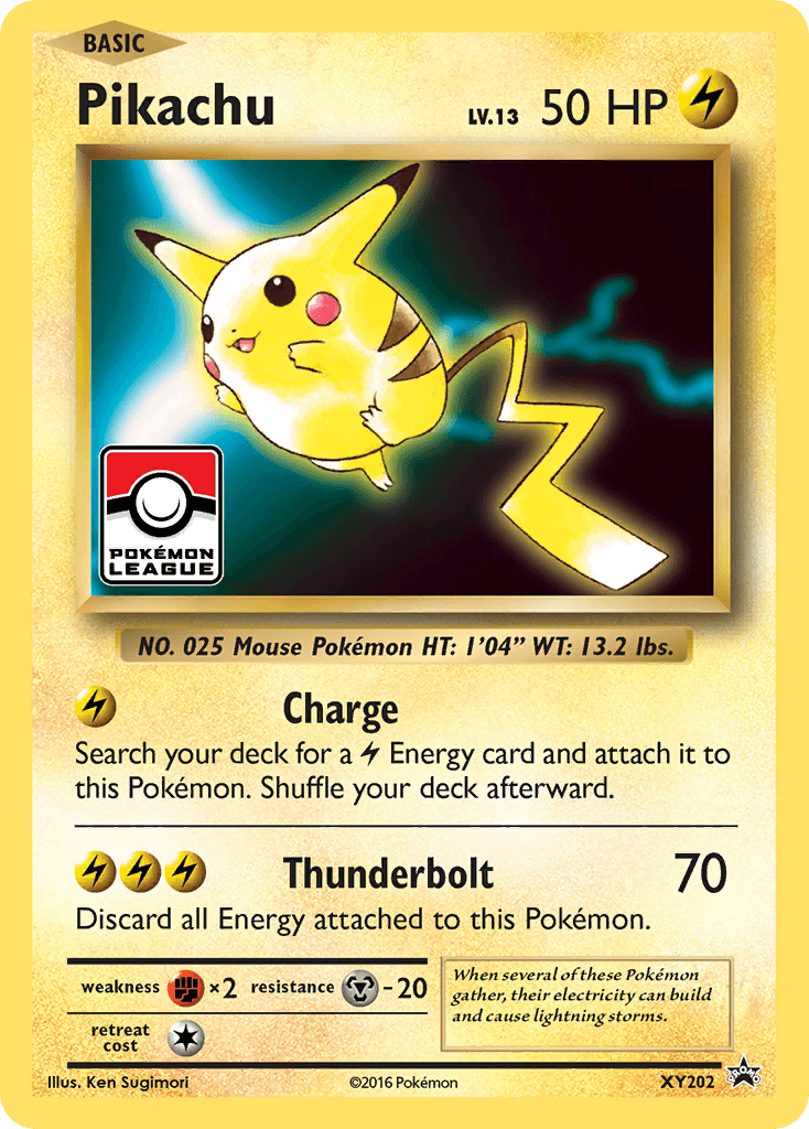 Pikachu from XY Black Star Promos