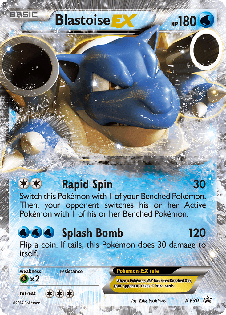 Blastoise-EX from XY Black Star Promos
