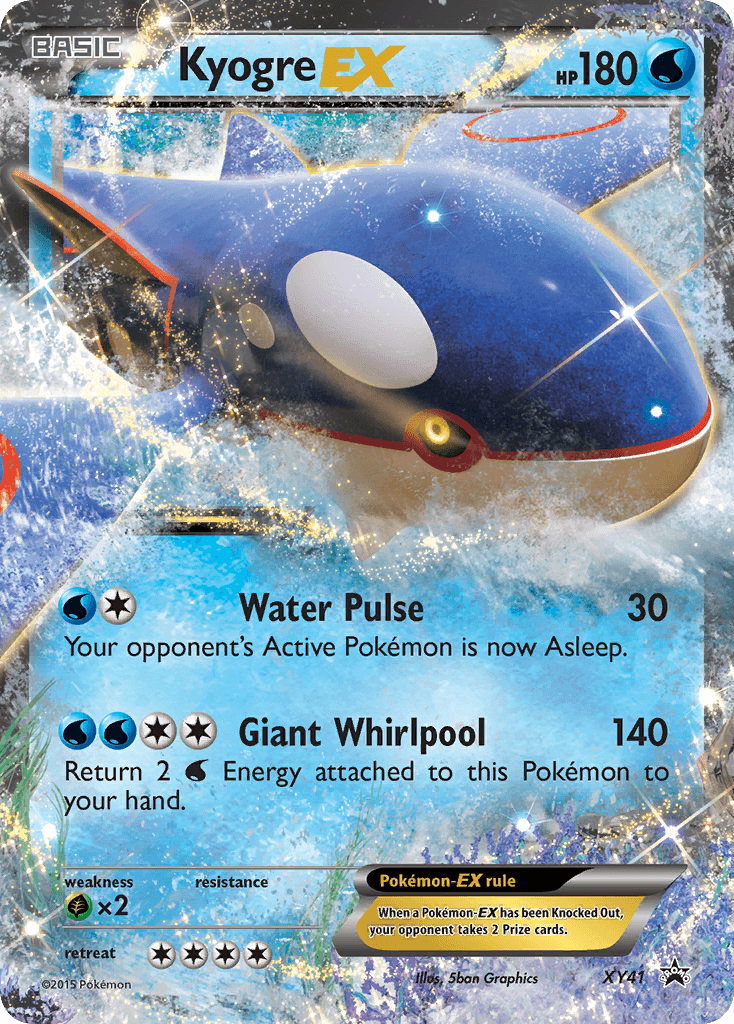 Kyogre-EX from XY Black Star Promos