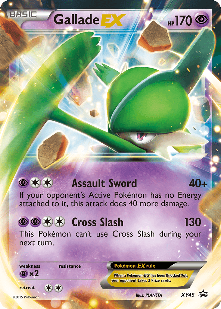 Gallade-EX Pokémon card