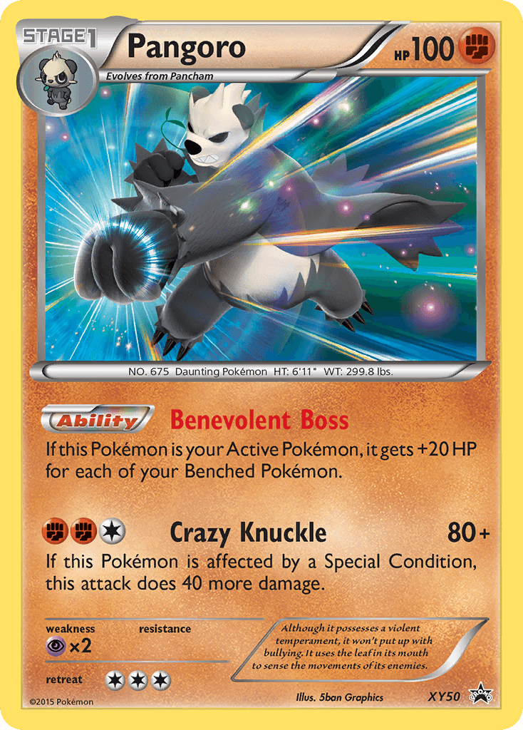 Pangoro Pokémon card