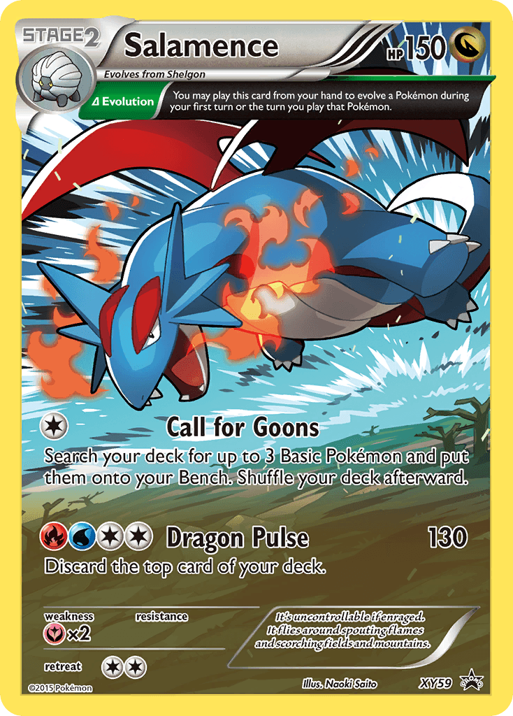 Salamence from XY Black Star Promos