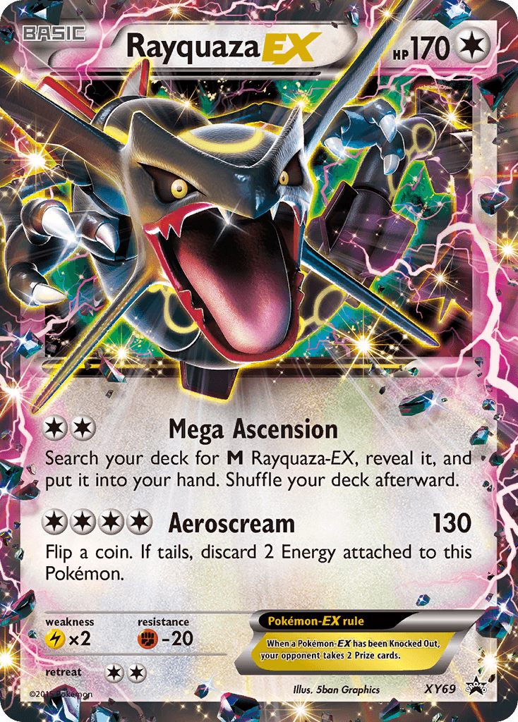 Rayquaza-EX from XY Black Star Promos