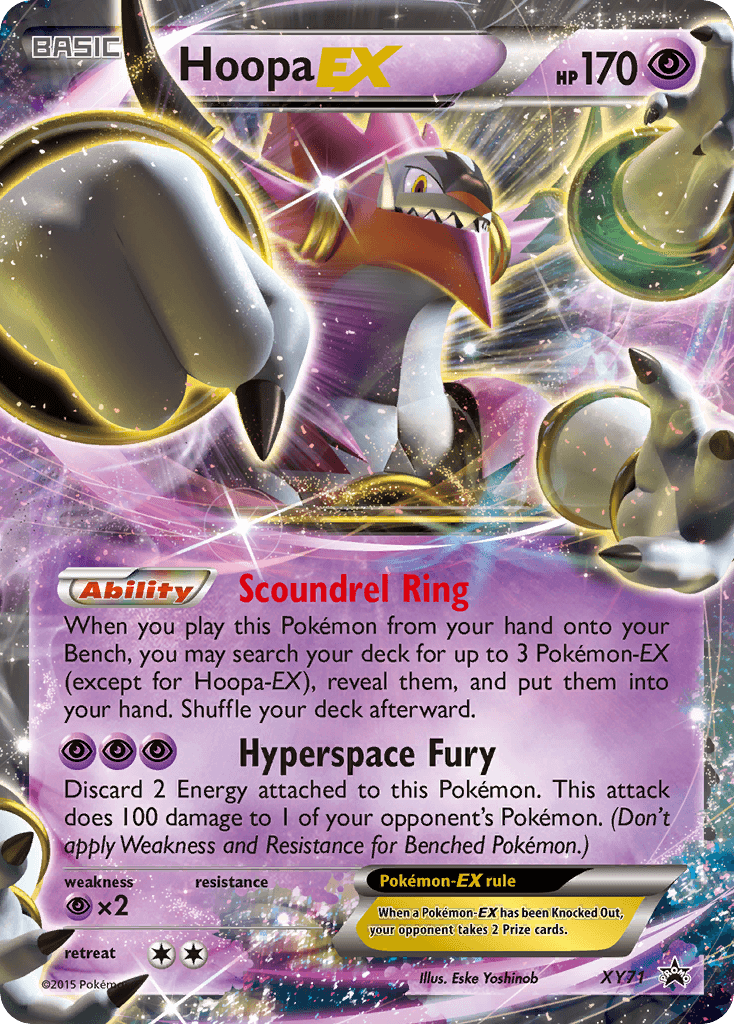 Hoopa-EX Pokémon card