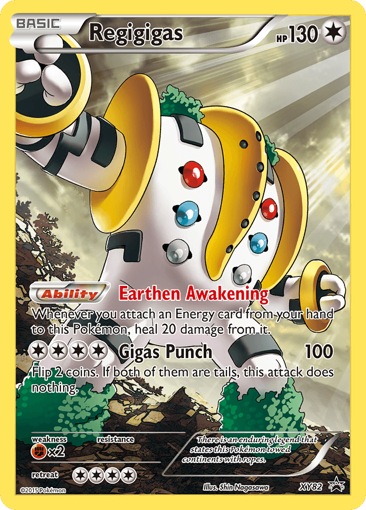 Regigigas Pokémon card