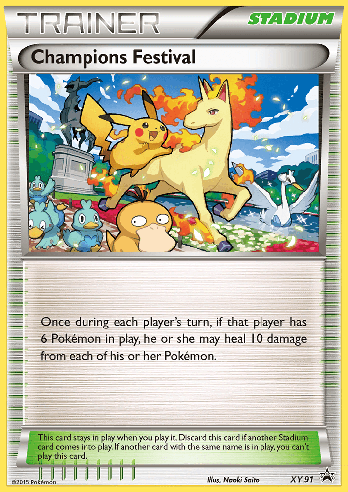 Champions Festival Pokémon card