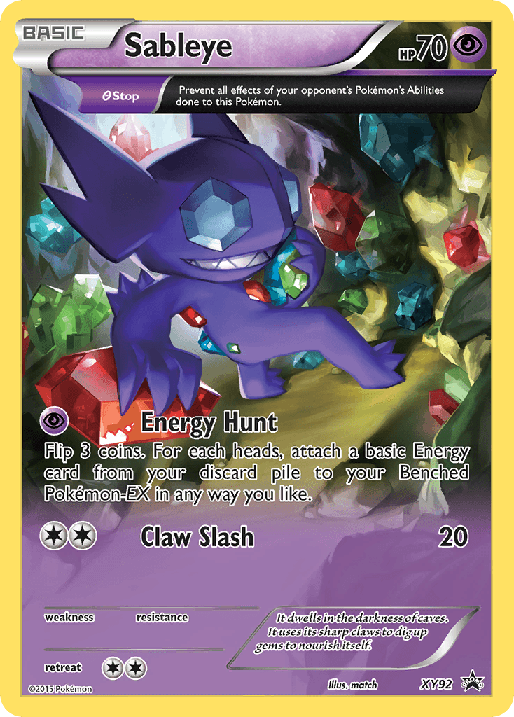 Sableye Pokémon card