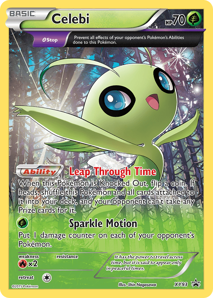 Celebi from XY Black Star Promos