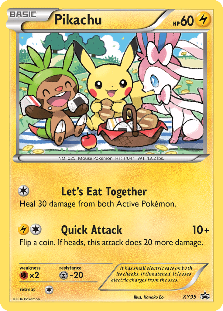 Pikachu from XY Black Star Promos