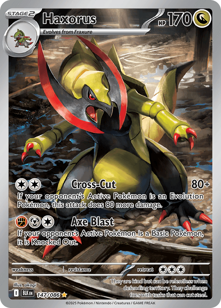 Haxorus — Dragon type