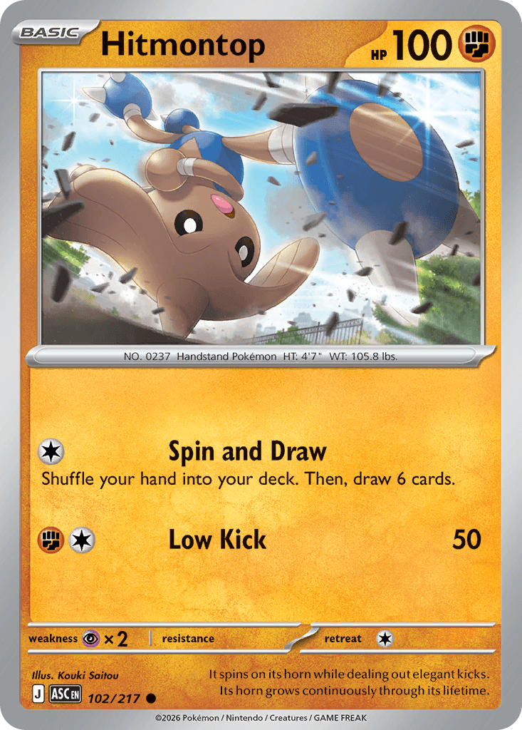 Hitmontop — Fighting type