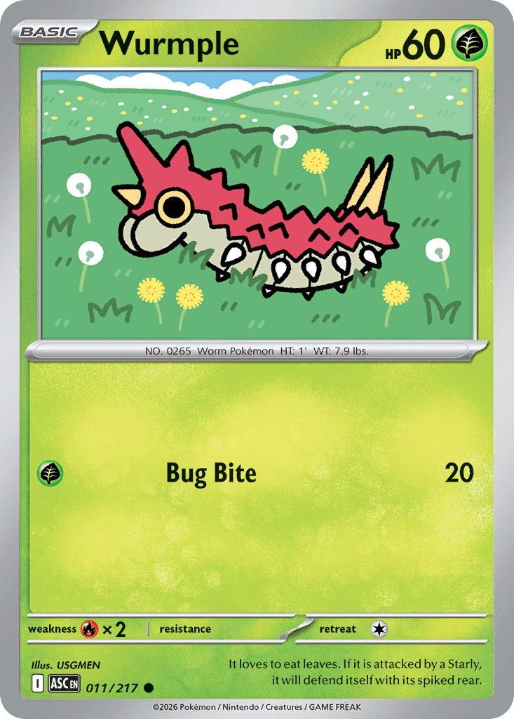 Wurmple — Grass type