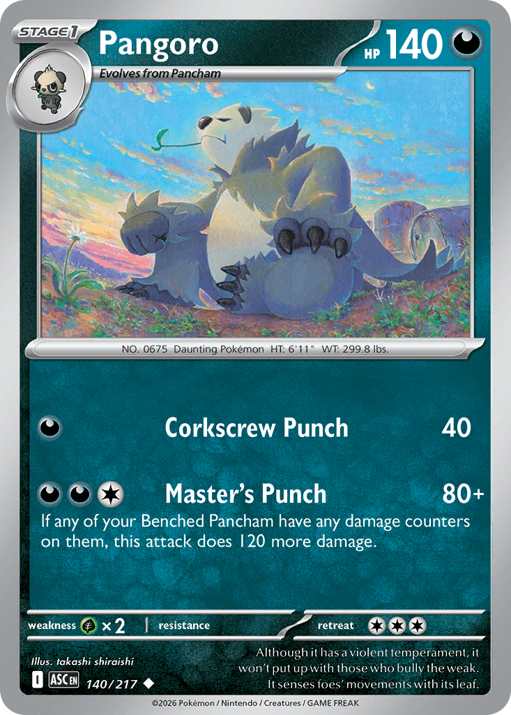 Pangoro — Darkness type