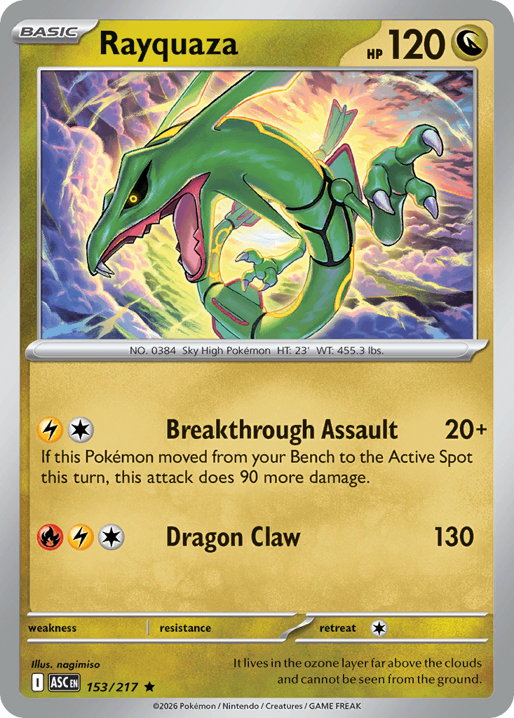 Rayquaza — Dragon type