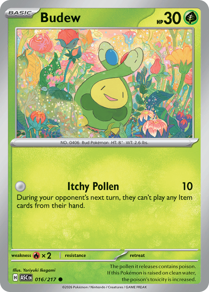 Budew — Grass type