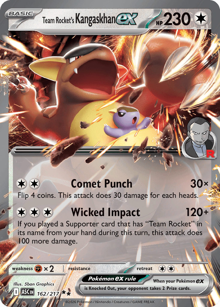 Team Rocket's Kangaskhan ex — Colorless type