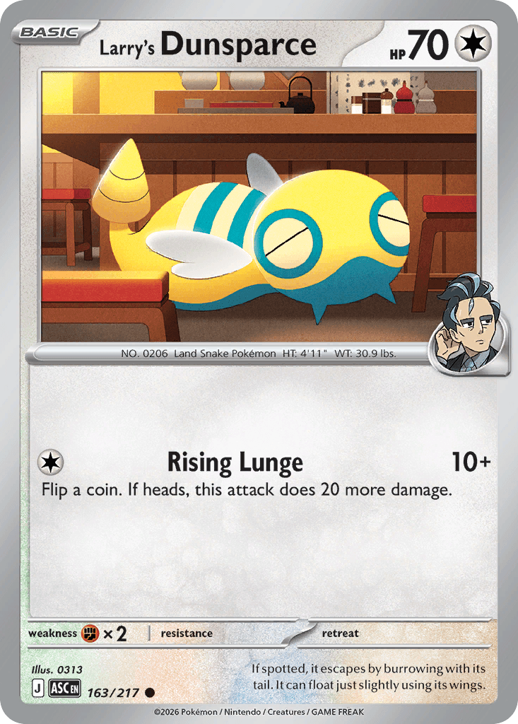 Larry's Dunsparce — Colorless type