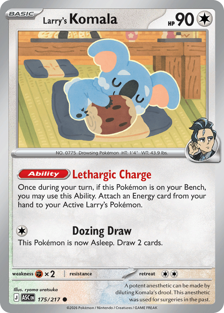 Larry's Komala — Colorless type