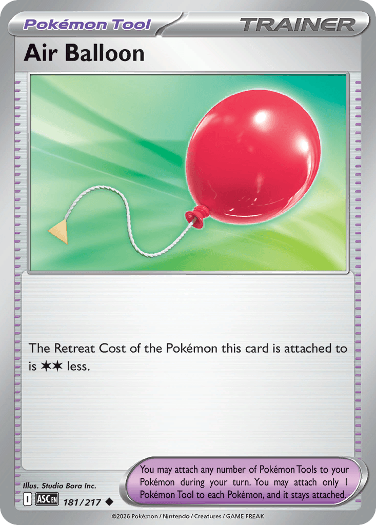 Air Balloon Pokémon card