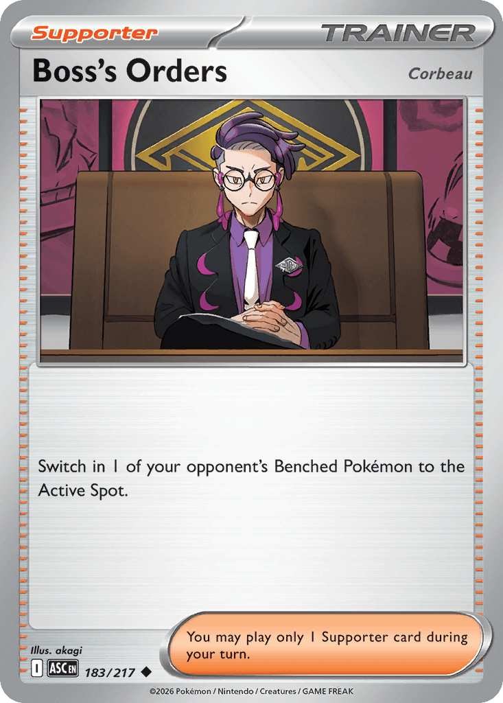 Boss's Orders Pokémon card