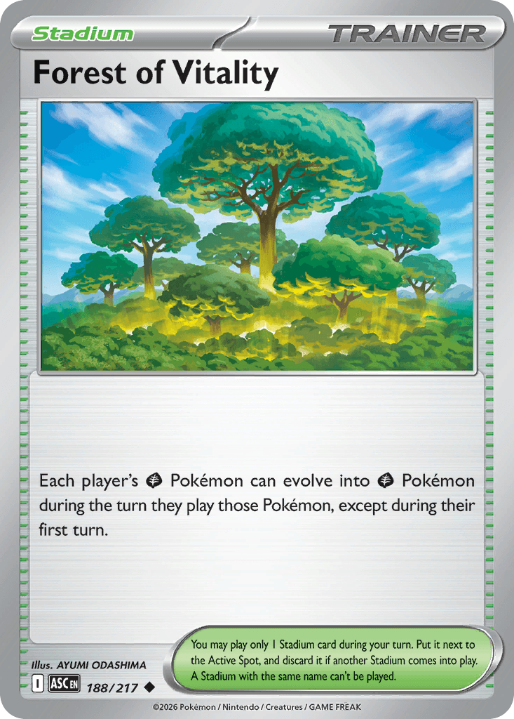 Forest of Vitality Pokémon card