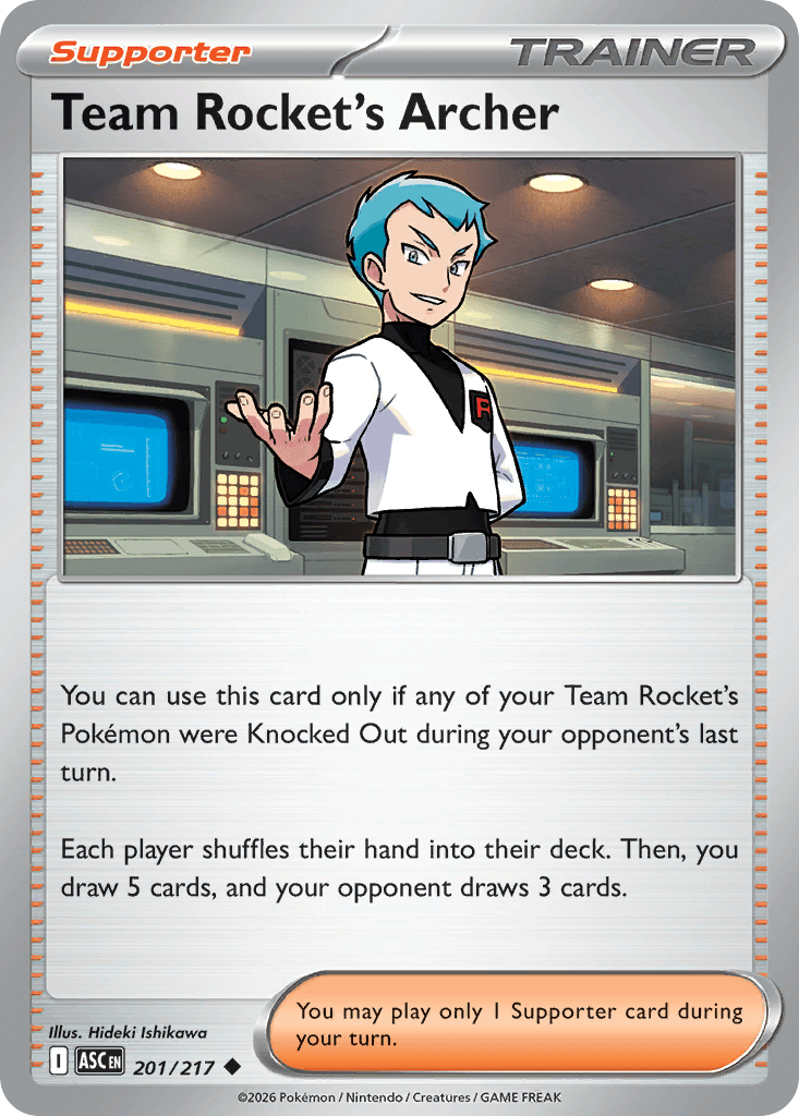 Team Rocket's Archer Pokémon card