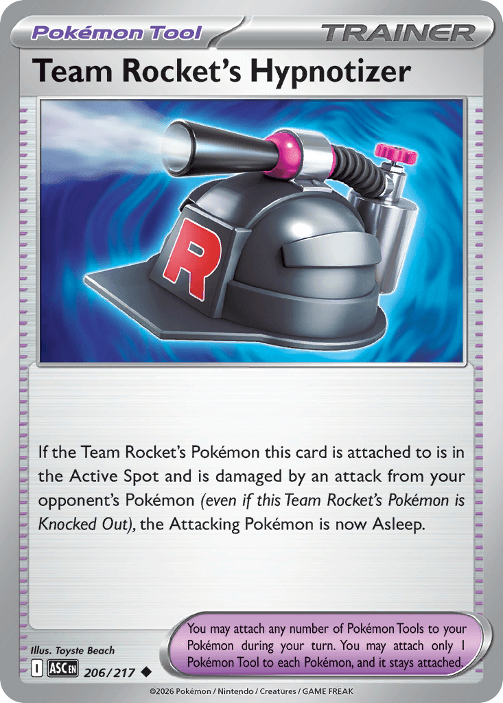Team Rocket's Hypnotizer Pokémon card