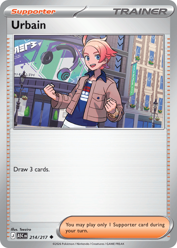 Urbain Pokémon card