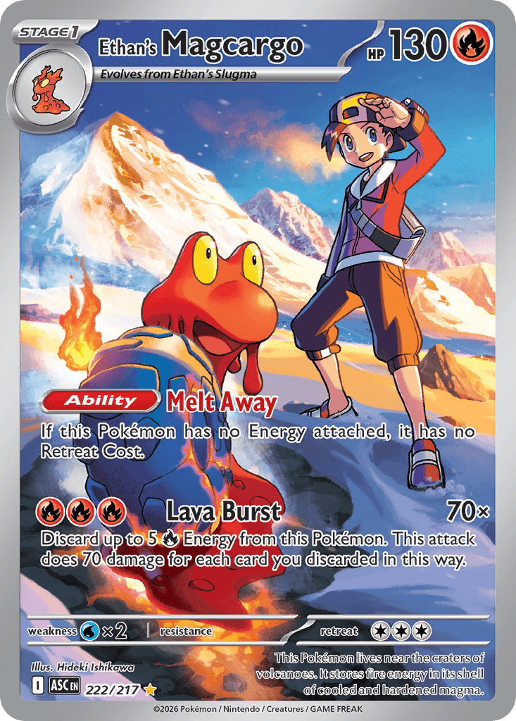 Ethan's Magcargo — Fire type