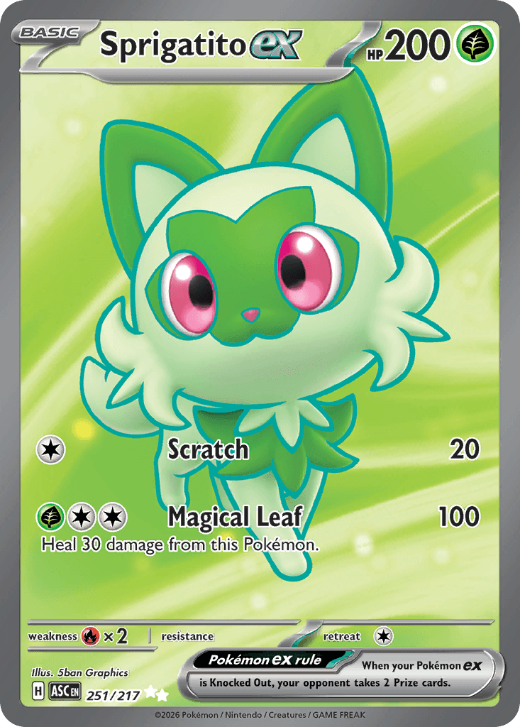 Sprigatito ex — Grass type