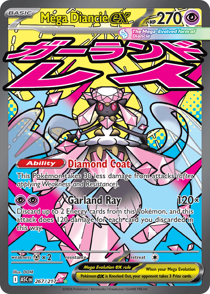 Mega Diancie ex — Psychic type