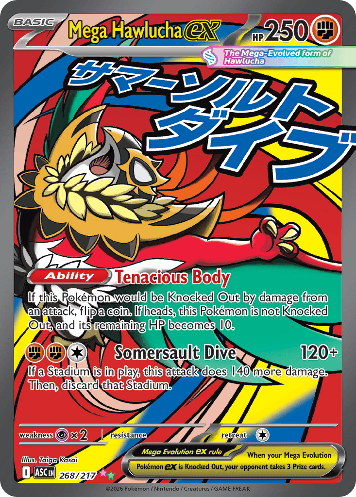 Mega Hawlucha ex — Fighting type