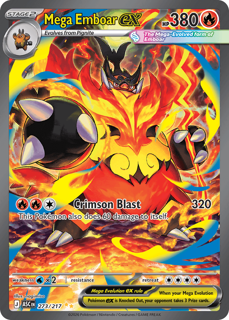 Mega Emboar ex — Fire type