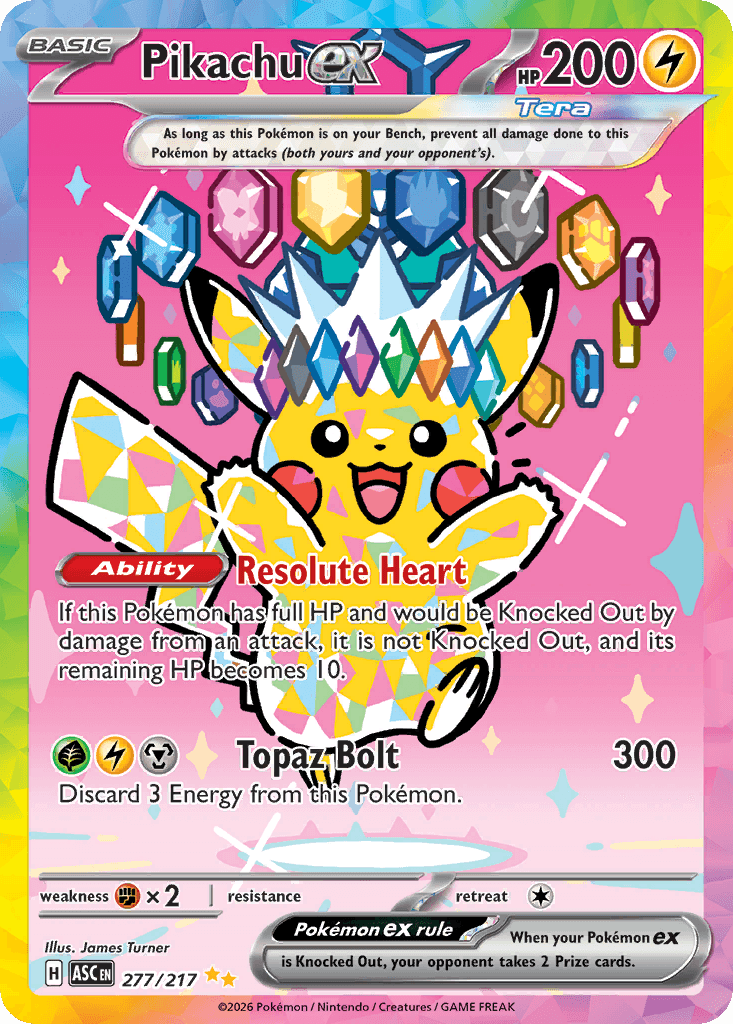 Pikachu ex — Lightning type