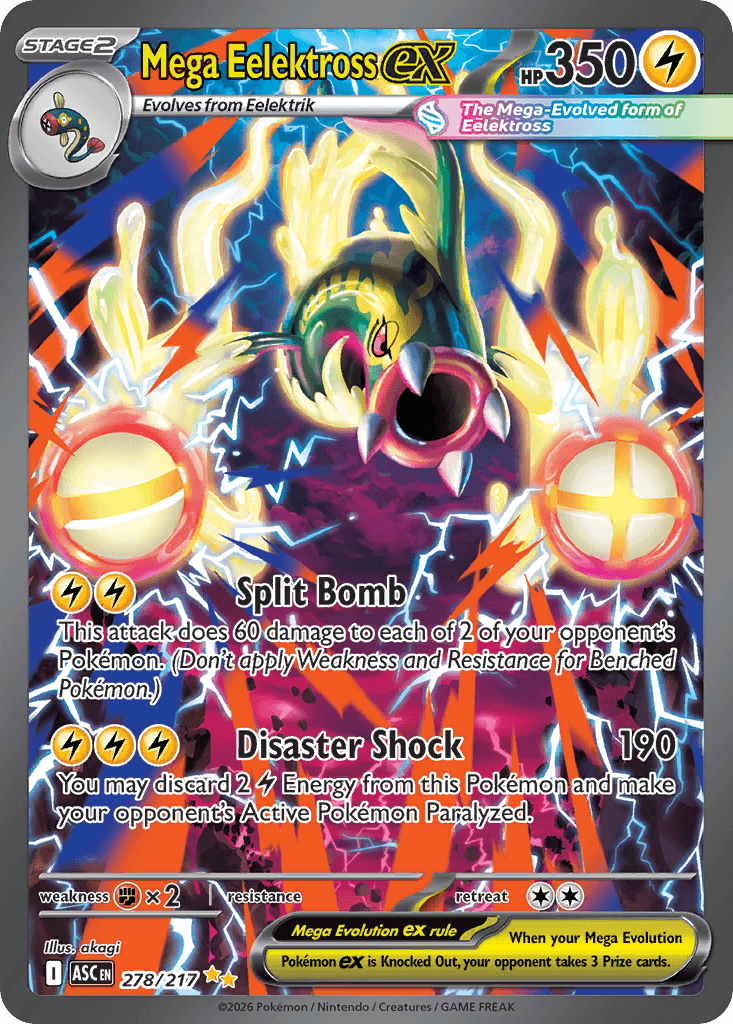 Mega Eelektross ex — Lightning type