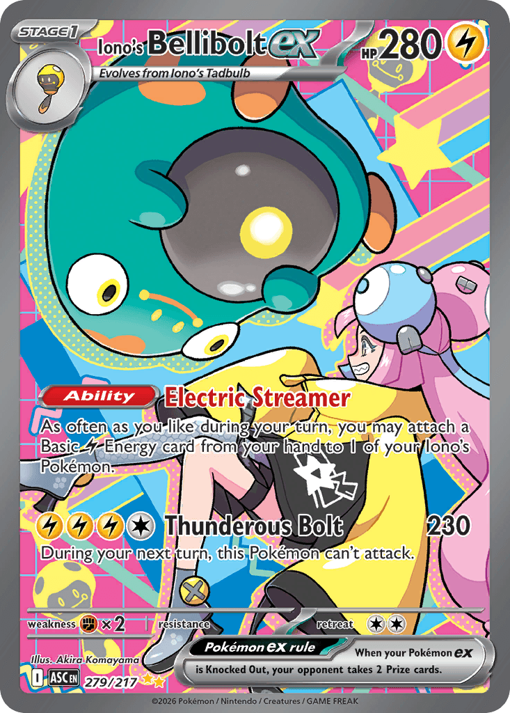 Iono's Bellibolt ex — Lightning type