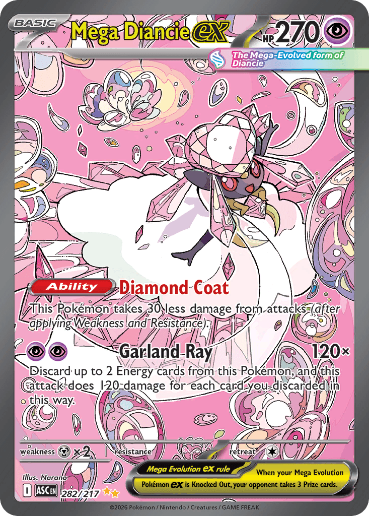 Mega Diancie ex — Psychic type