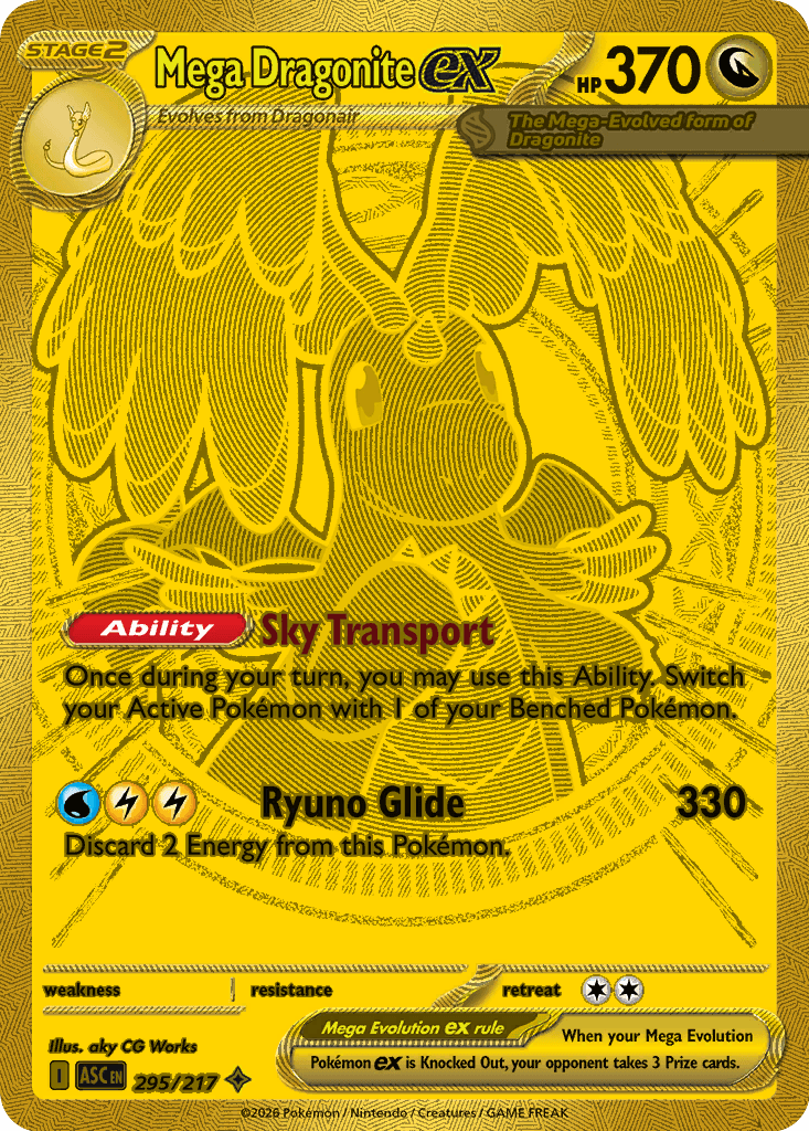 Mega Dragonite ex — Dragon type
