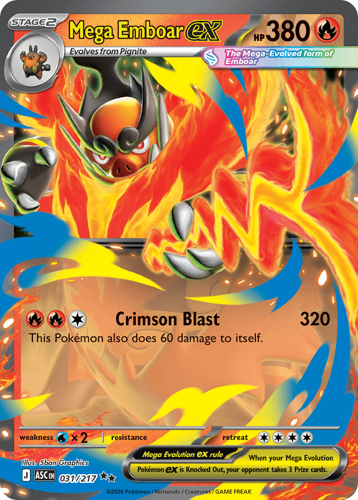 Mega Emboar ex — Fire type