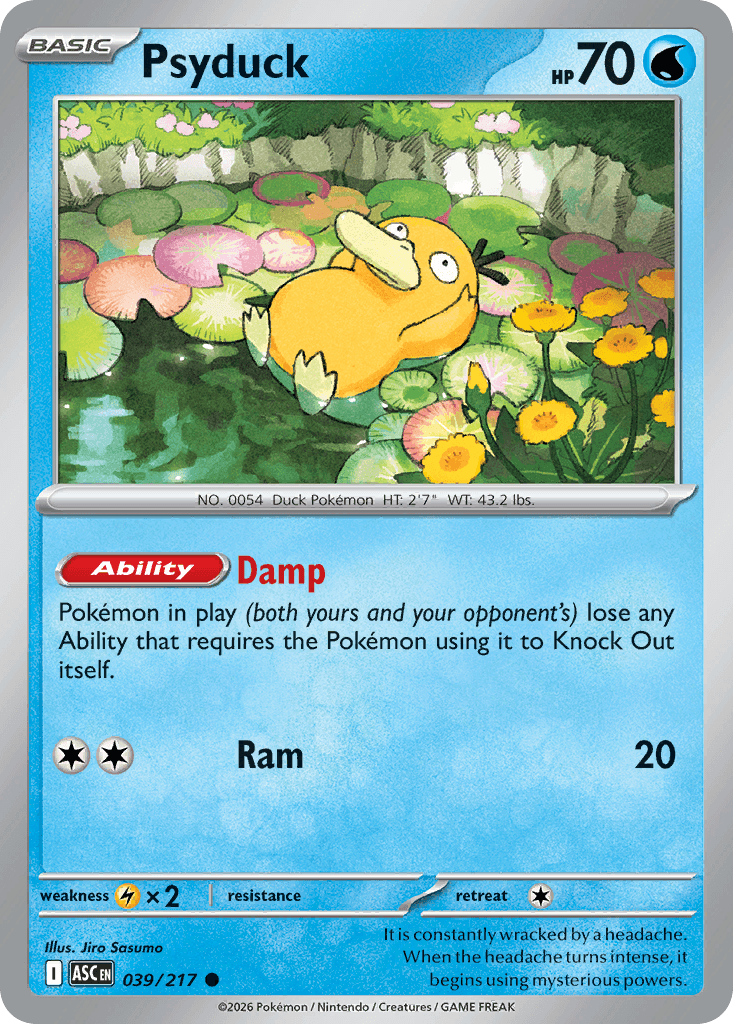 Psyduck — Water type