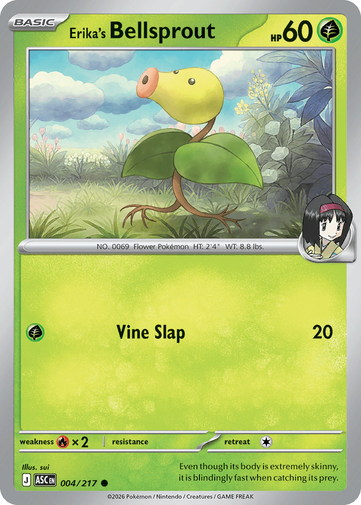 Erika's Bellsprout — Grass type