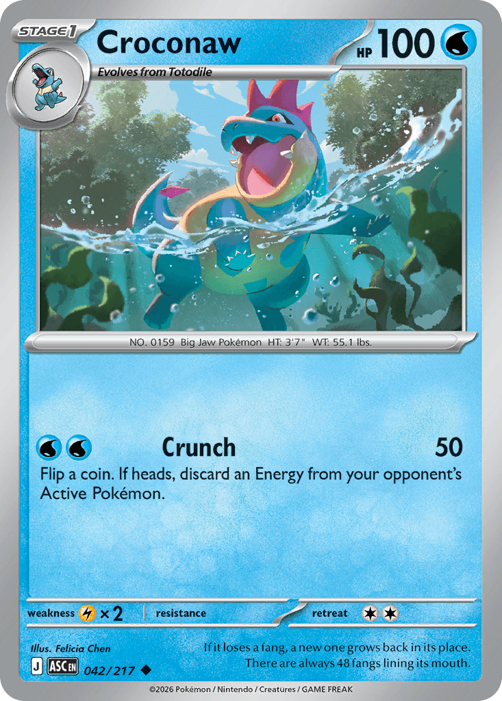 Croconaw — Water type